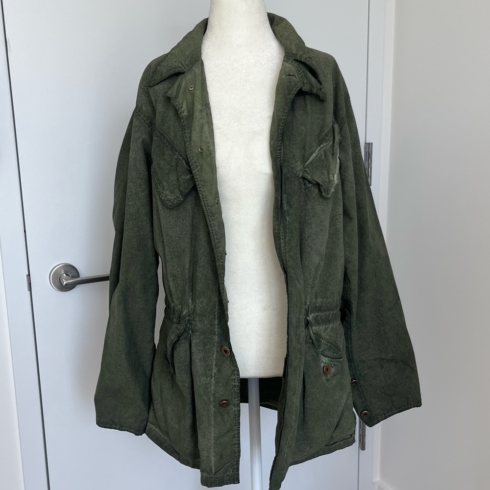 Vintage Acid Wash Army Jacket